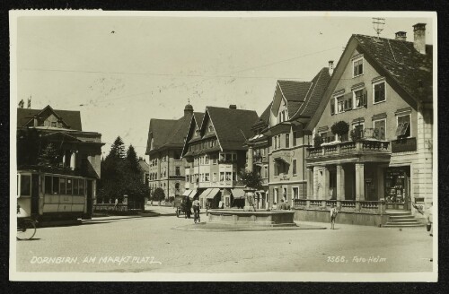 Dornbirn, am Marktplatz