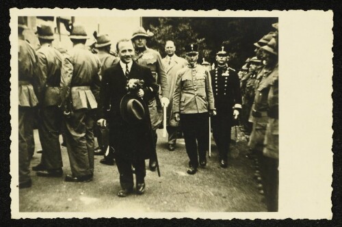 Engelbert Dollfuß bei einem Besuch in Dornbirn