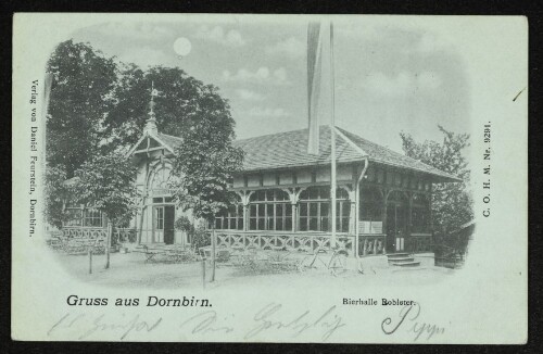 Gruss aus Dornbirn. Bierhalle Bobleter