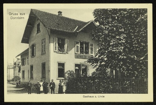 Gruss aus Dornbirn : Gasthaus z. Linde