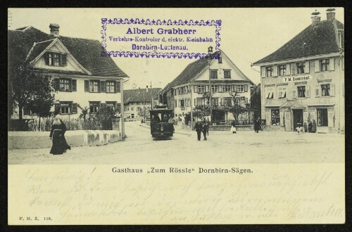 Gasthaus  Zum Rössle  Dornbirn-Sägen
