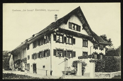 Gasthaus  Zur Sonne  Dornbirn, Sägerstrasse