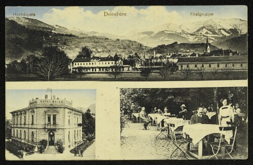 Dornbirn : Hochälpele, Firstgruppe, Hotel Weiss