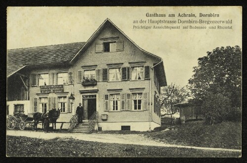 Gasthaus am Achrain, Dornbirn