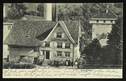 Gasthaus zur Traube. Dornbirn, Steinebach
