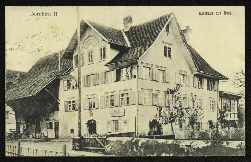 Dornbirn II. Gasthaus zur Rose