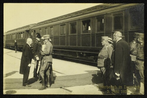 Kaiserbesuch in Dornbirn 5. Juni 1917