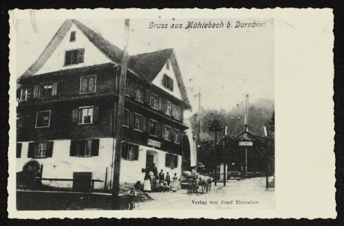 Gruss aus Mühlebach b. Dornbirn.
