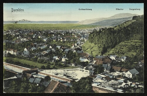 Dornbirn : Gebhardsberg, Pfänder, Zangenberg