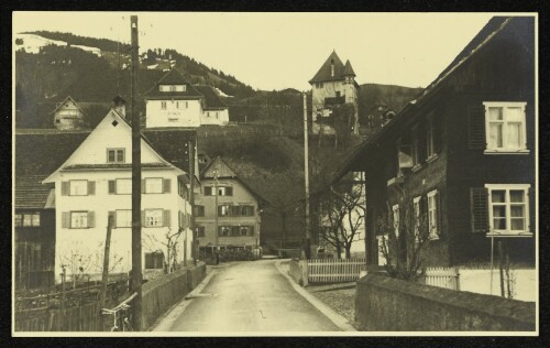 Blick auf Kellenbühel mit Pinselburg