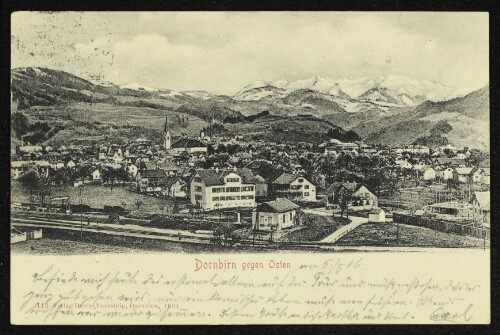 Dornbirn gegen Osten