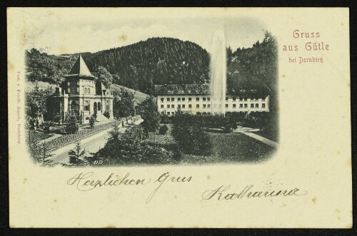 Gruss aus Gütle bei Dornbirn