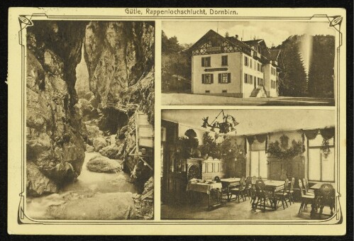 Gütle, Rappenlochschlucht, Dornbirn
