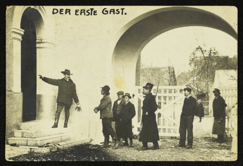 Der erste Gast.