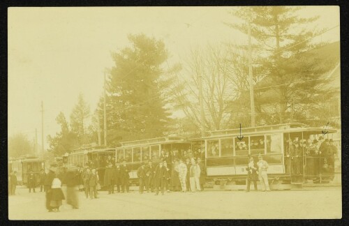 Straßenbahn im Fasching bei Spital