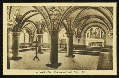 Mehrerau. Kapitelsaal nach Nord-Ost