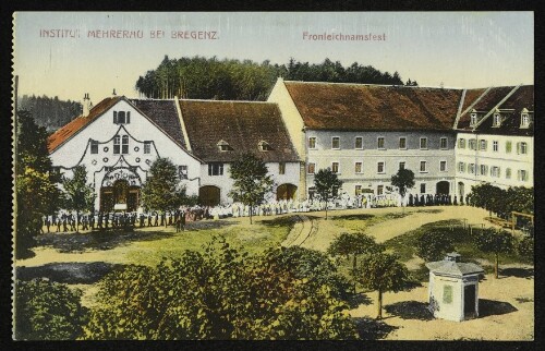 Institut Mehrerau bei Bregenz. Fronleichnamsfest