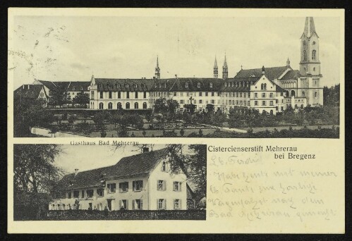 Cistercienserstift Mehrerau bei Bregenz. Gasthaus Bad Mehrerau