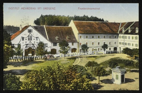 Institut Mehrerau bei Bregenz. Fronleichnamsfest