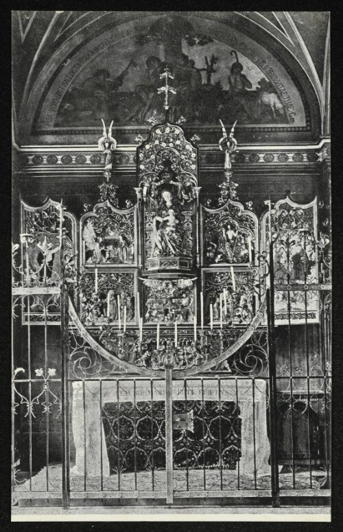 Cistercienser-Stift Mehrerau. (Gnadenaltar.)