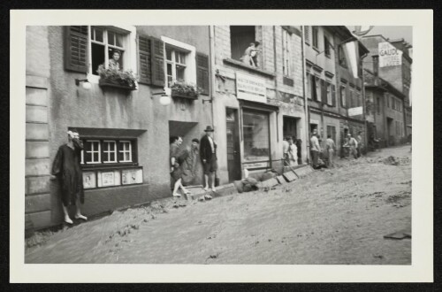 Bregenz - Hochwasser in der Bregenzer Deuringstraße