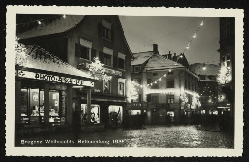 Bregenz Weihnachts-Beleuchtung 1935