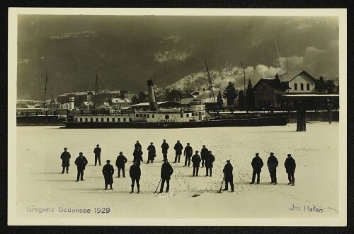 Bregenz Bodensee 1929 : Jm Hafen