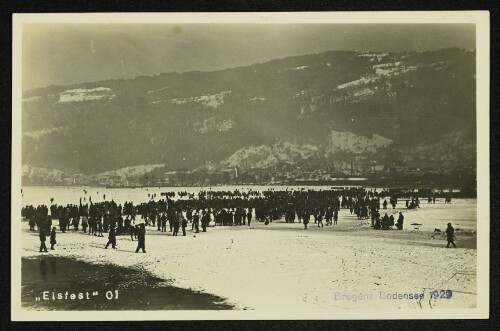  Eisfest  Bregenz Bodensee 1929