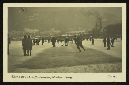Hochbetrieb a. Bodensee, Winter 1929