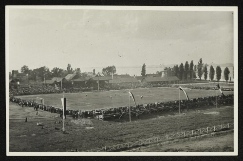Fußballspiel im Bregenzer Bodenseestadion