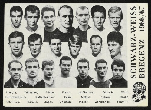 Schwarz-Weiß Bregenz 1966/67