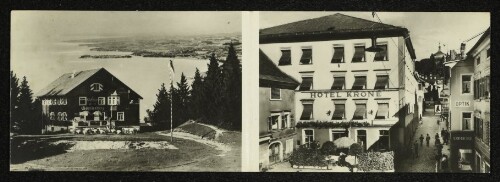 Bregenz, Hotel Krone und Alpengasthof Schwedenschanz am Pfänder