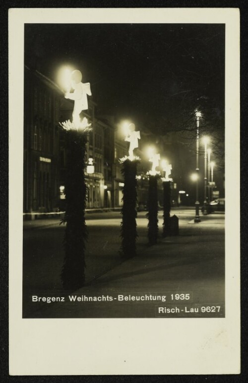 Bregenz Weihnachts-Beleuchtung 1935