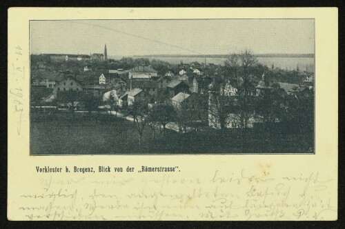 Vorkloster b. Bregenz, Blick von der  Römerstraße 