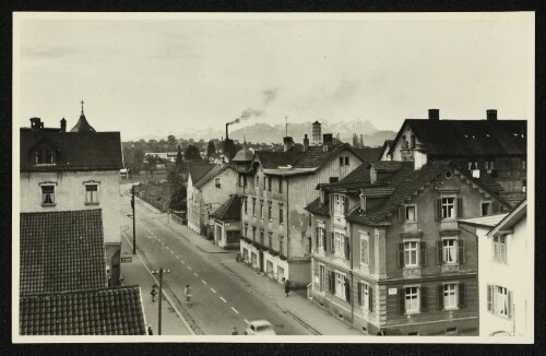 [Bregenz-Vorkloster - Quellenstraße, Blick gegen Süden]