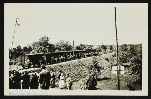 [Station  Riedenburg  Eröffnungsfeier 15.5.1934]