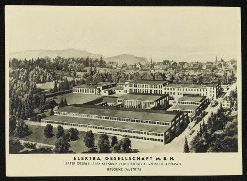 Elektra, Gesellschaft M.B.H., Erste Österr. Spezialfabrik für Elektrothermische Apparate, Bregenz (Austria)