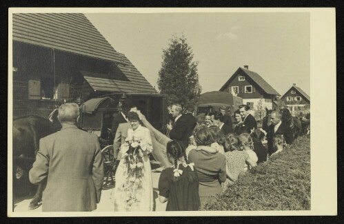 [Hochzeit bei Familie Leissing am Prälatendamm in Bregenz-Vorkloster]