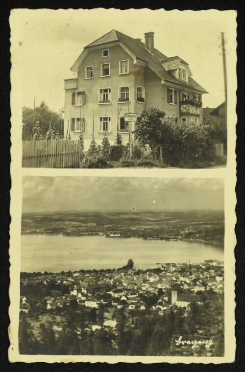 Bregenz : Haus Feldmoos und Stadtansicht