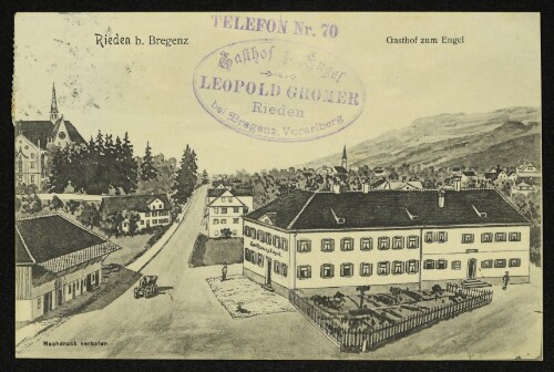 Rieden b. Bregenz. Gasthof zum Engel