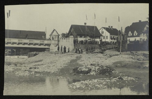 Einweihung der Brücke über die Bregenzer Ache zwiwchen Bregenz und Lauterach
