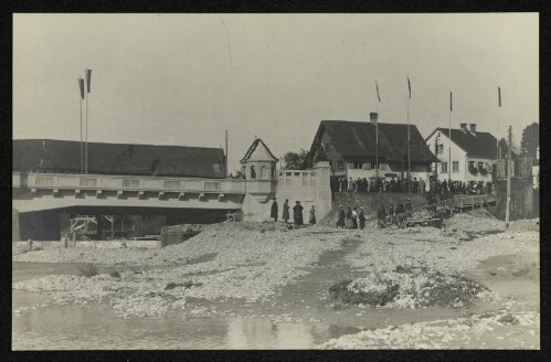 Einweihung der Brücke über die Bregenzerache zwischen Bregenz und Lauterach