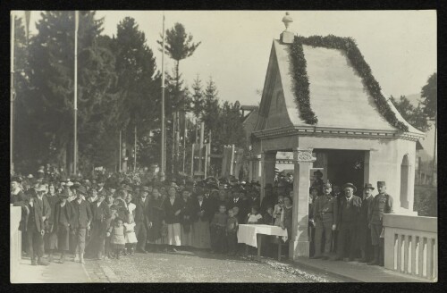 Eröffnung derBrücke über die Bregenzeracge von Bregenz nach Lauterach