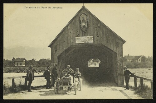 La sortie du Pont de Brégenz