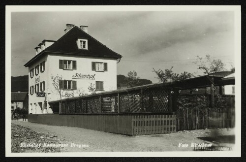 Rheinhof Restaurant Bregenz