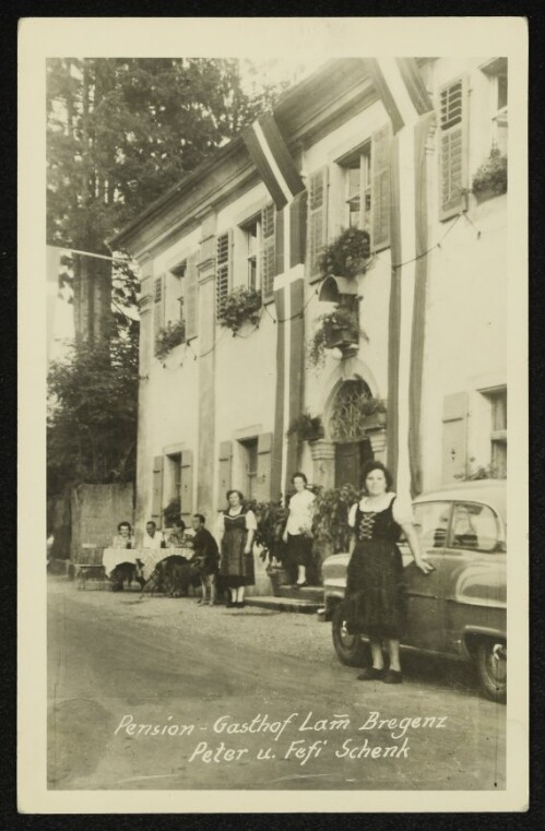 Pension - Gasthof Lamm Bregenz, Peter u. Fefi Schenk