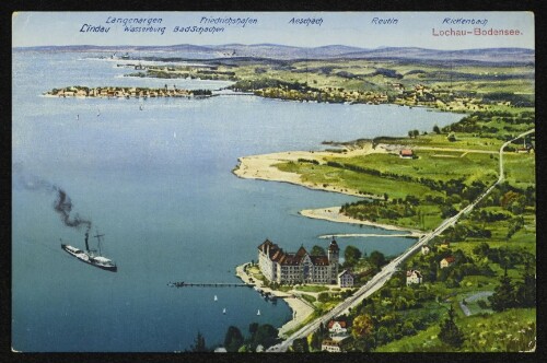 Lochau-Bodensee. Langenargen, Friedrichshafen, Aeschach, Reutin, Rickenbach, Lindau, Wasserburg, Bad Schachen