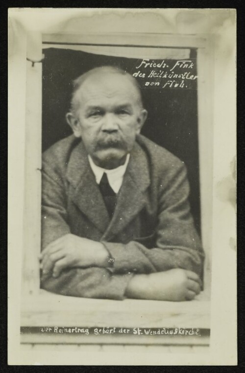 Friedr. Fink der Heilkünstler von Fluh