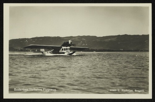 Bodensee-Verkehrs Flugzeug
