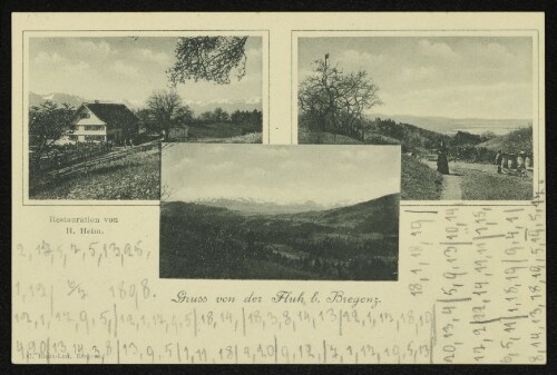 Gruss von der Fluh b. Bregenz
